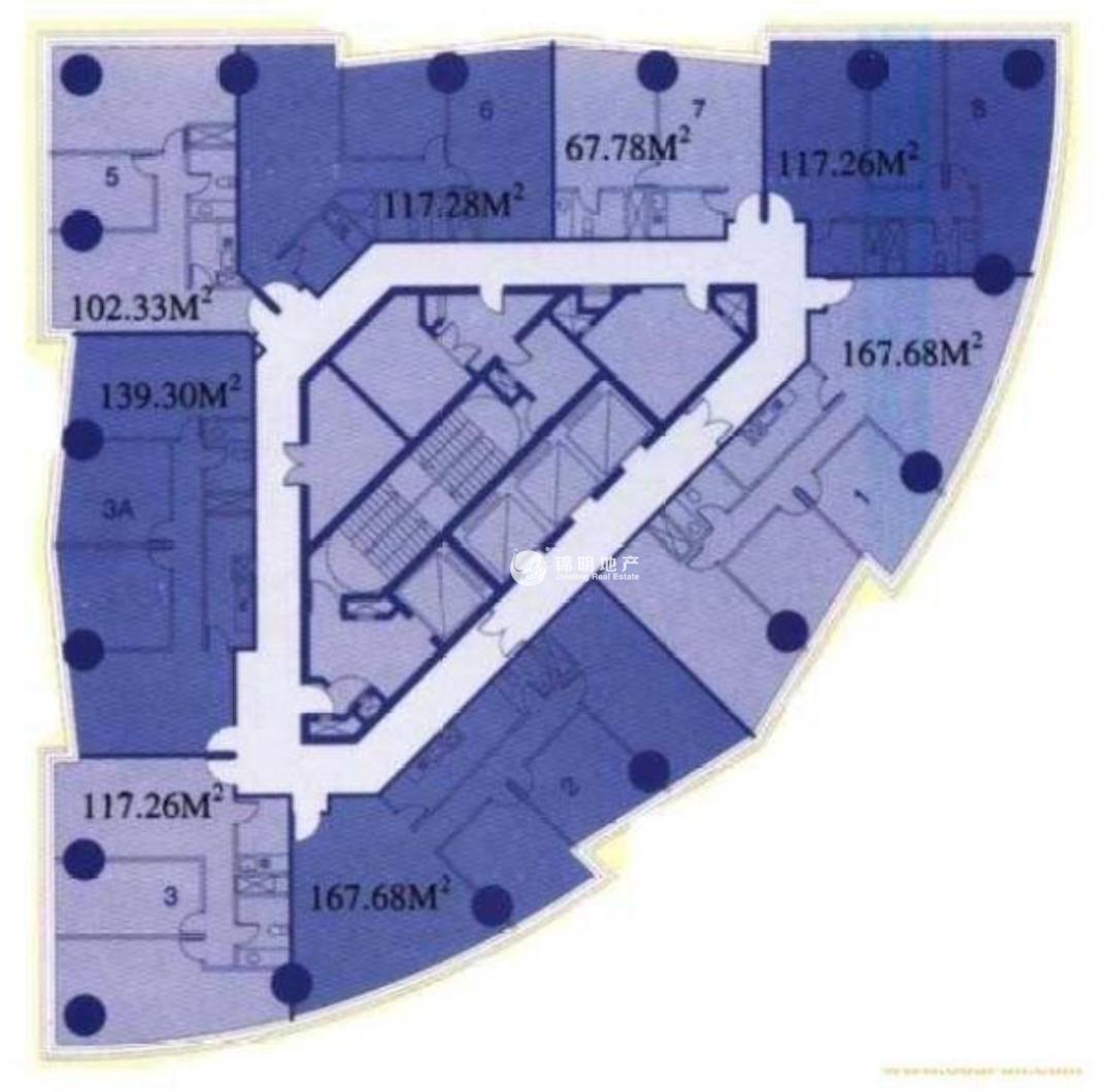 静安寺环球世界大厦168平米写字楼出租