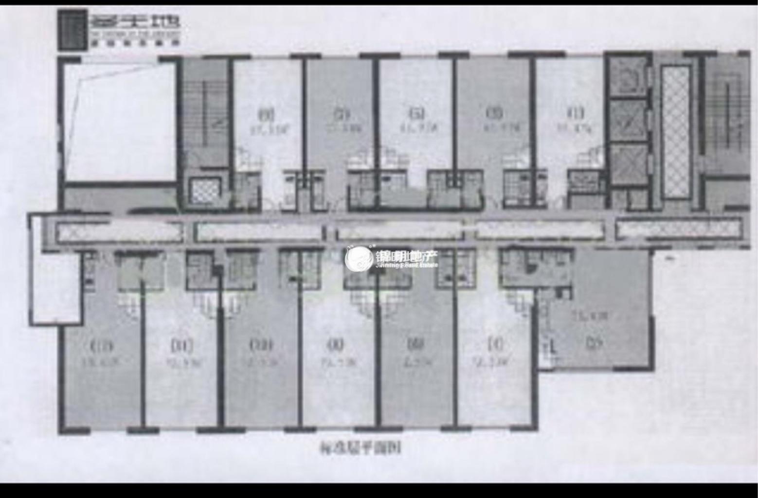 长寿路圣天地商务楼58平米写字楼出租