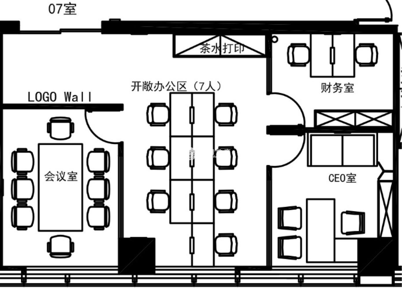 徐家汇上海电影广场133平米写字楼出租