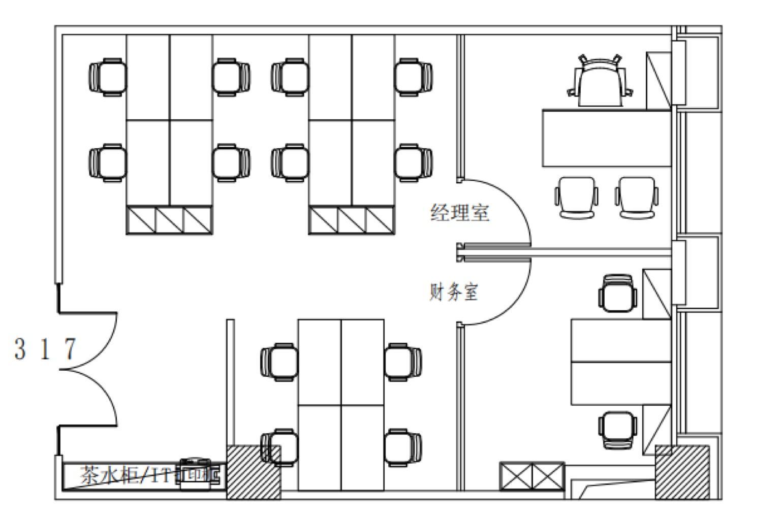 北新泾晨讯科技大楼117平米写字楼出租