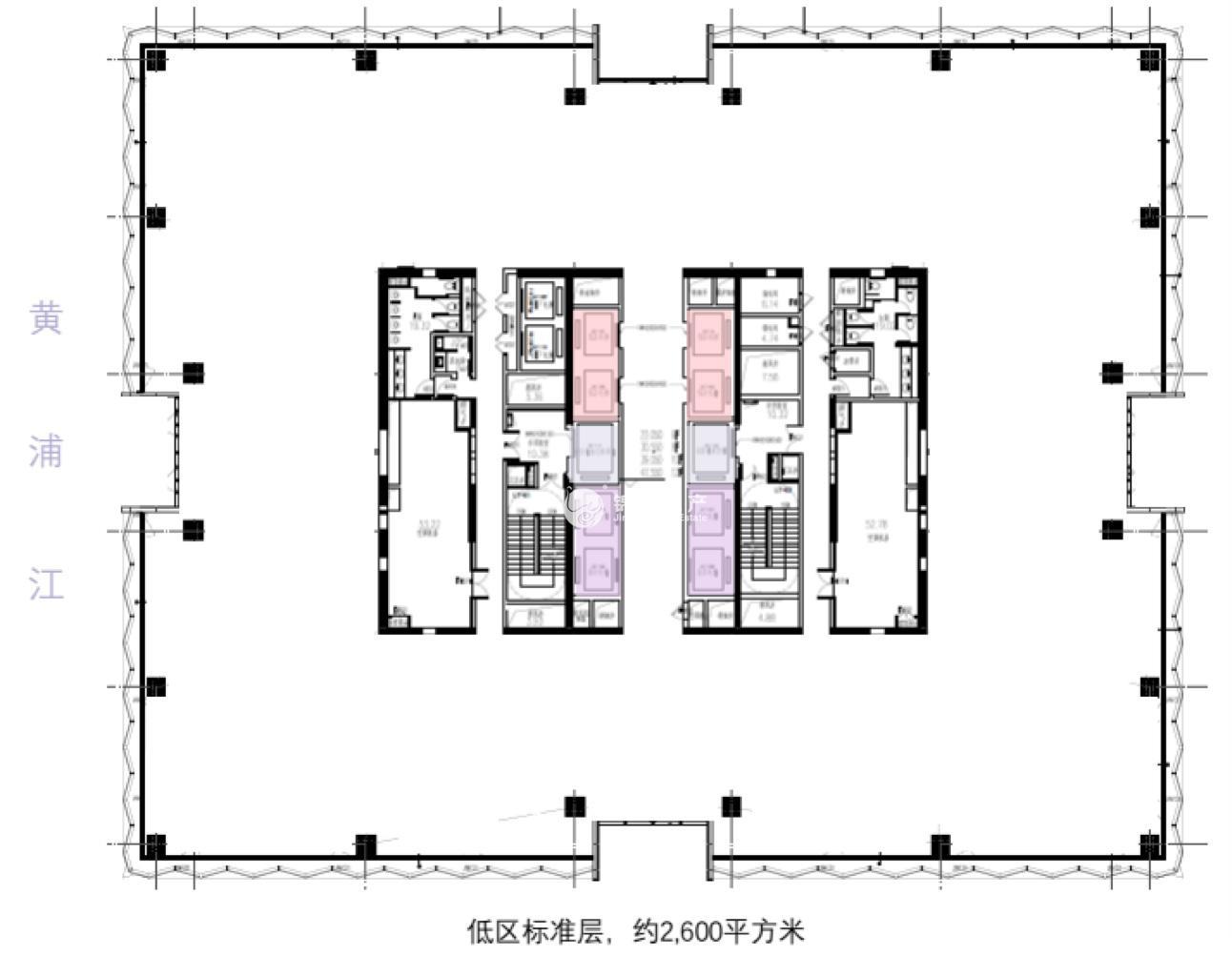 陆家嘴富士康大厦155平米写字楼出租