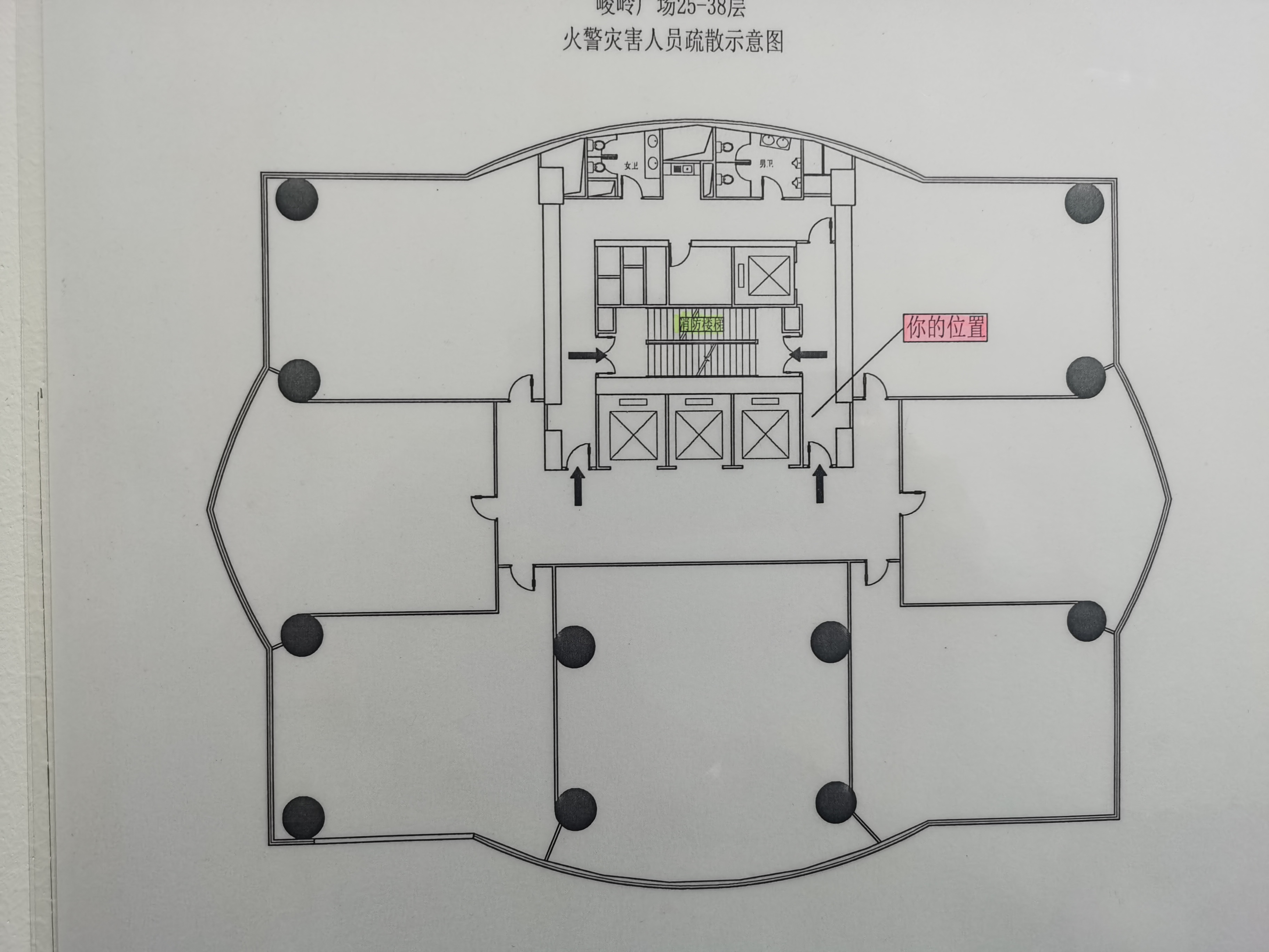 人民广场峻岭广场150平米写字楼出租