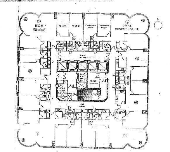 南京西路东方海外大厦164平米写字楼出租