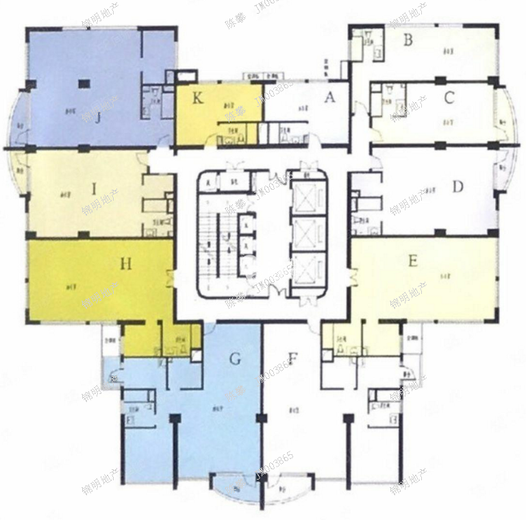 长寿路悦达国际大厦95平米写字楼出租
