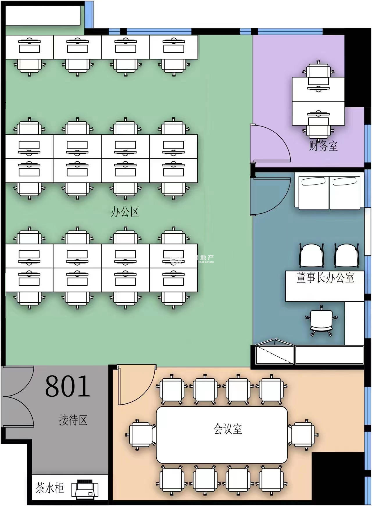 不夜城联通国际大厦168平米写字楼出租