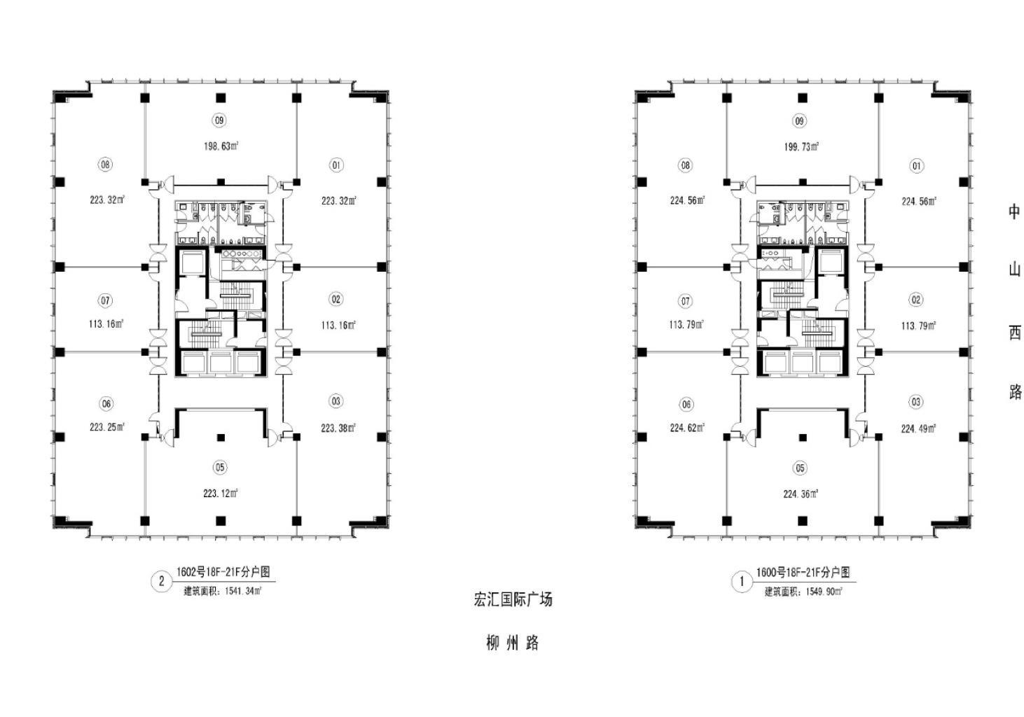 田林宏汇国际大厦449平米写字楼出租