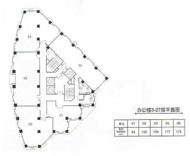 虹桥现代广场177平米写字楼出租