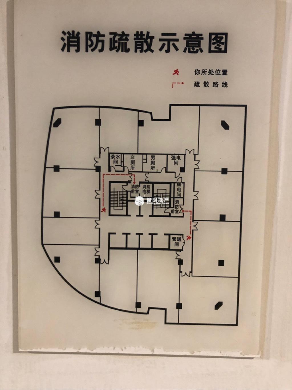 中山公园绿地商务大厦128平米写字楼出租