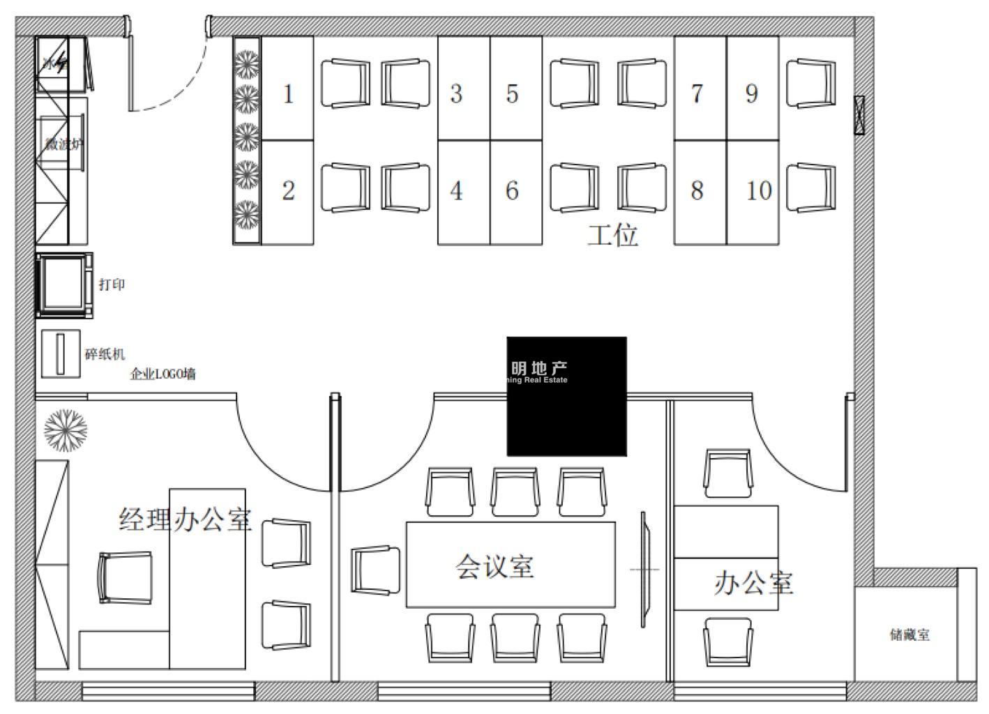 打浦桥广东发展银行大厦104平米写字楼出租