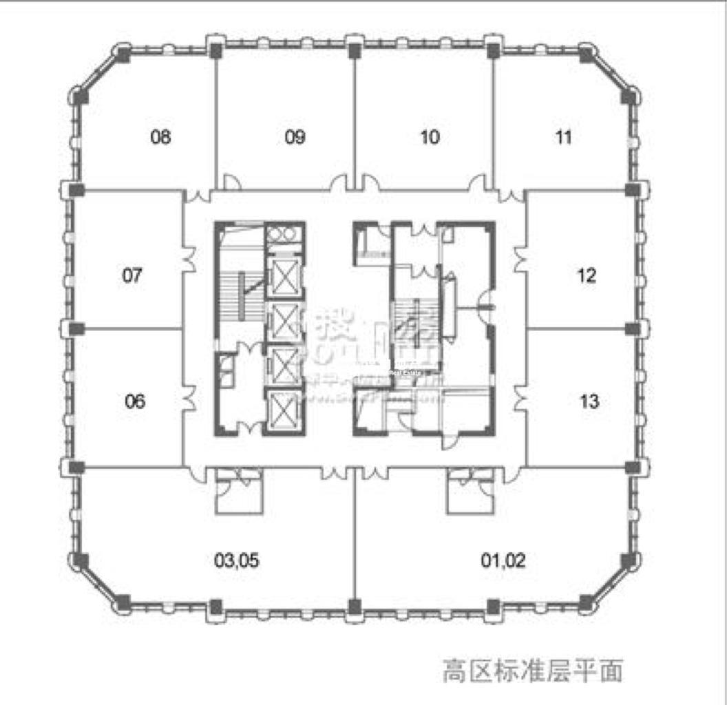 四川北路嘉杰国际广场217平米写字楼出租