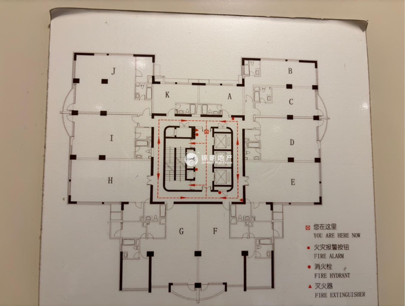 长寿路悦达国际大厦123平米写字楼出租