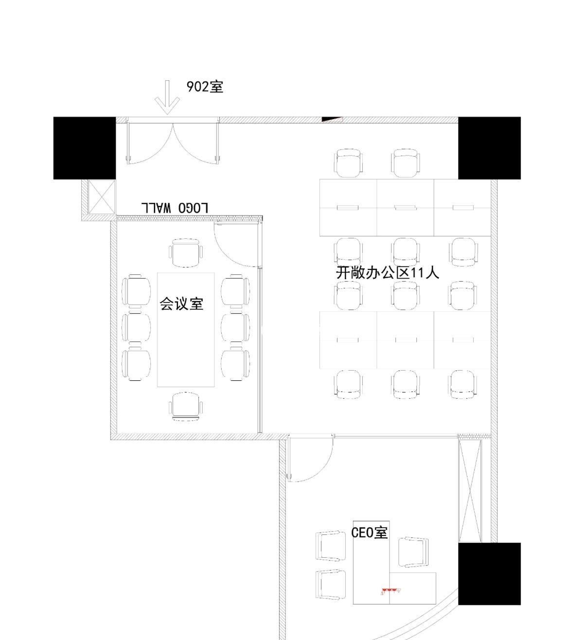 人民广场远洋商业大厦140平米写字楼出租