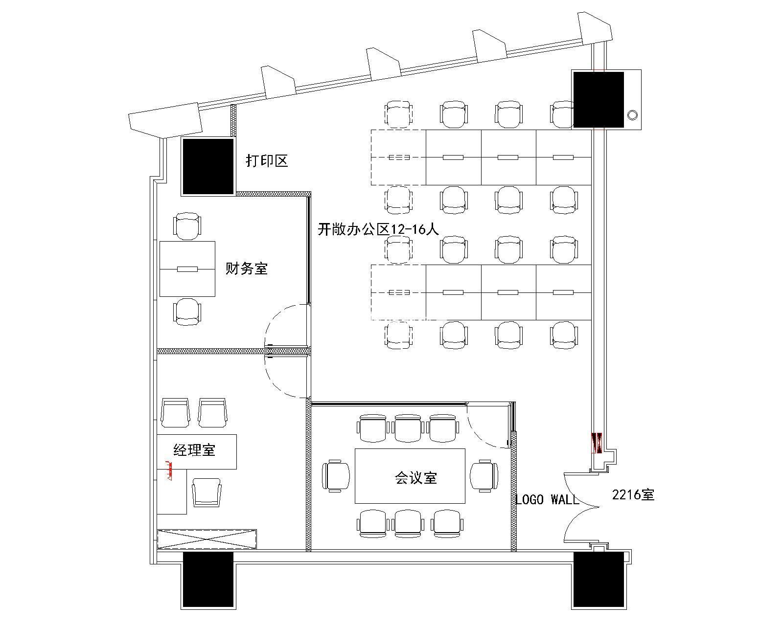 龙华绿地汇中心203平米写字楼出租