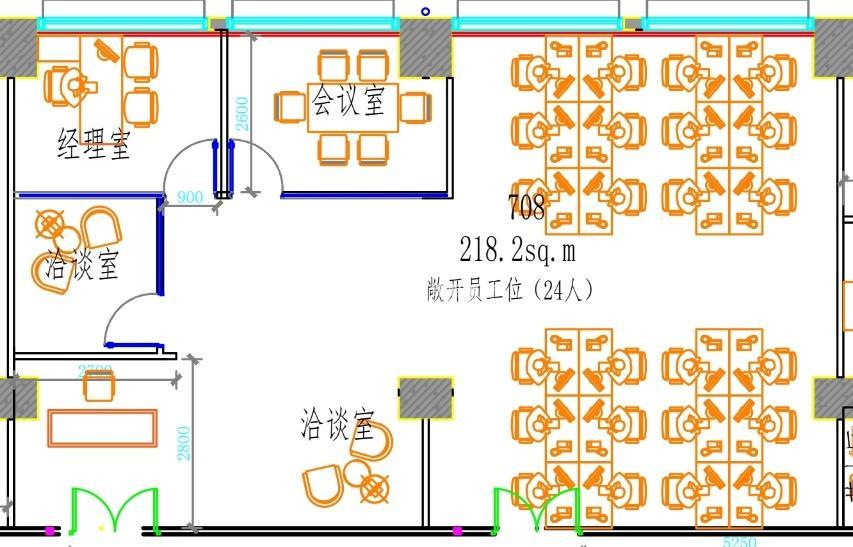 真如高尚领域218平米写字楼出租