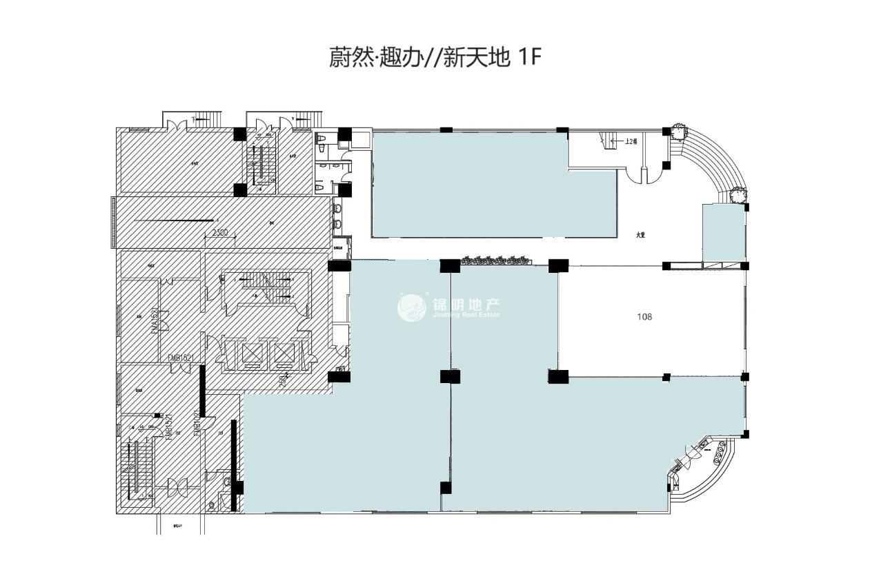 打浦桥蔚然新天地220平米写字楼出租