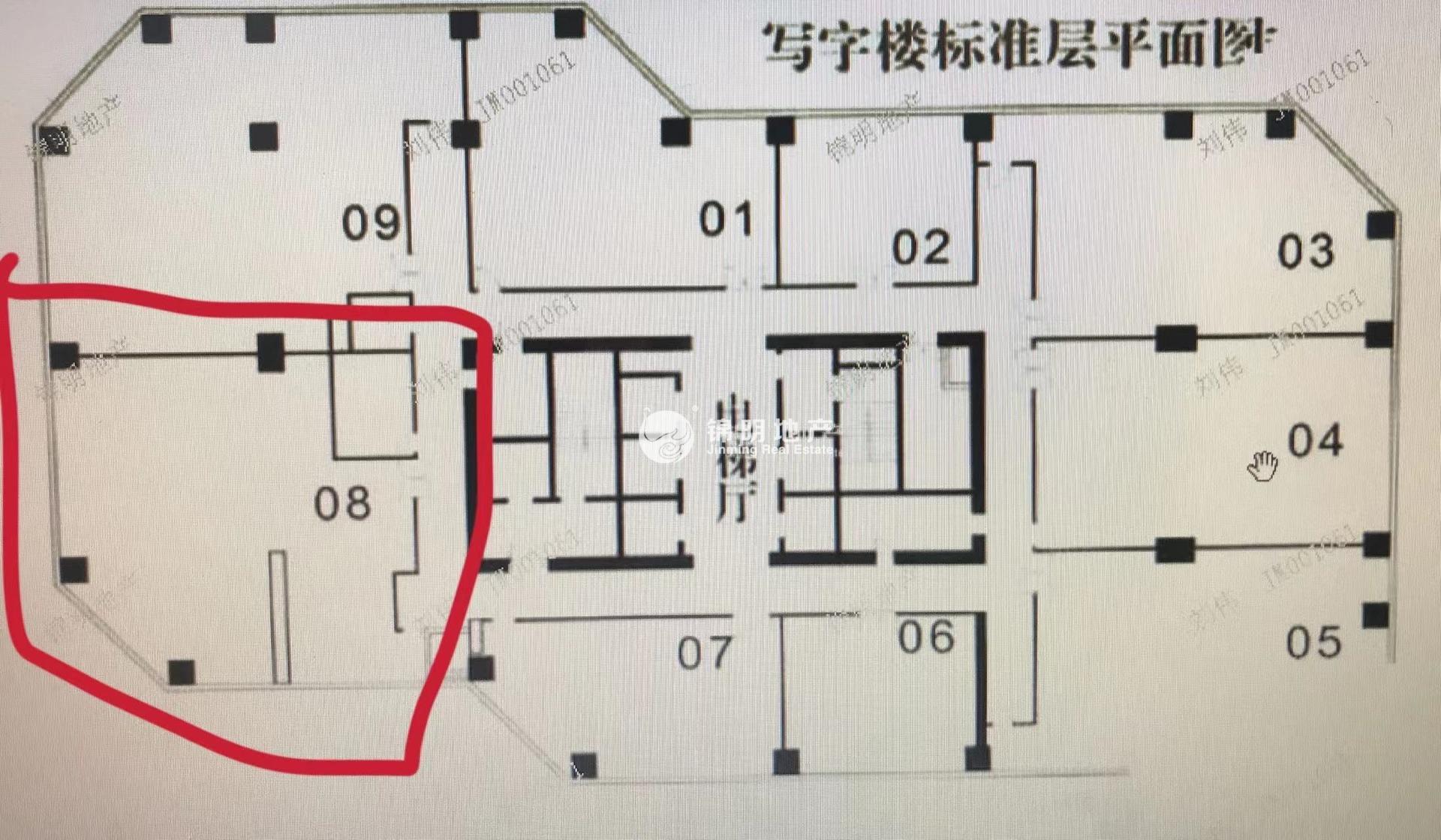 徐家汇之俊大厦180平米写字楼出租