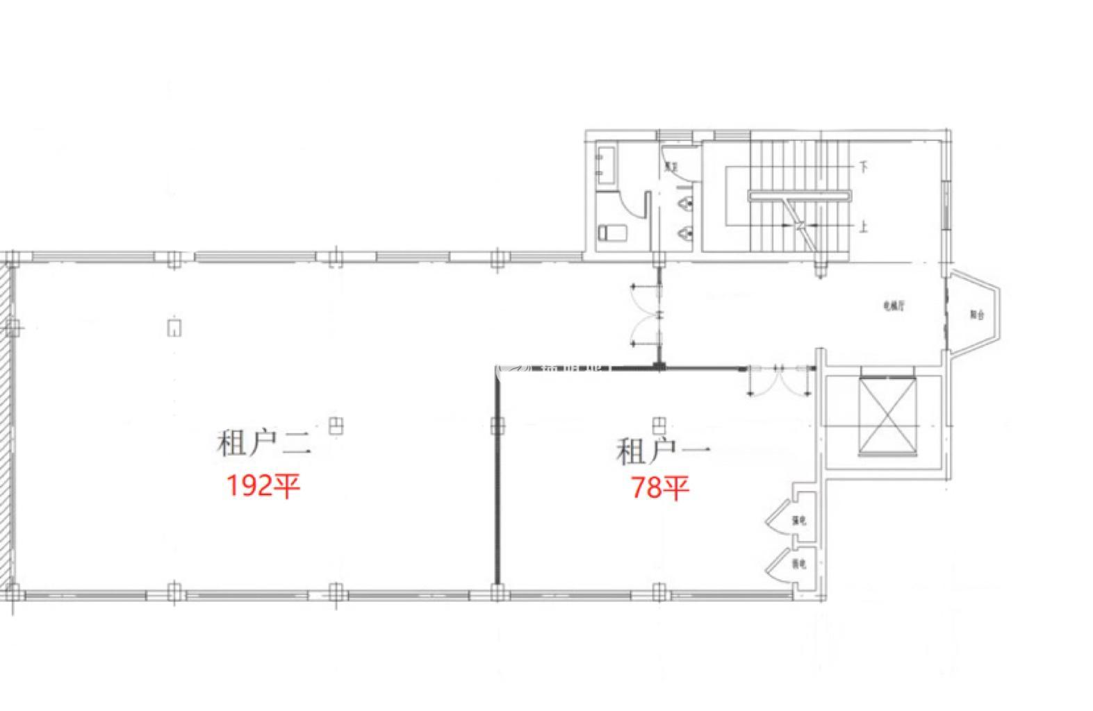 上海南站龙漕德必易园78平米写字楼出租