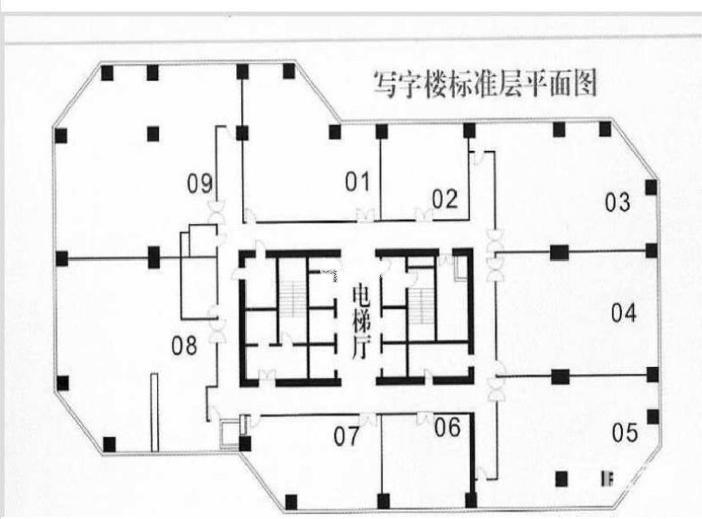 徐家汇飞雕国际大厦106平米写字楼出租