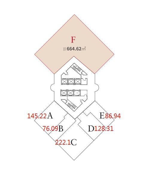 五角场沪东金融大厦110平米写字楼出租