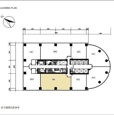 北外滩上海滩国际大厦262平米写字楼出租