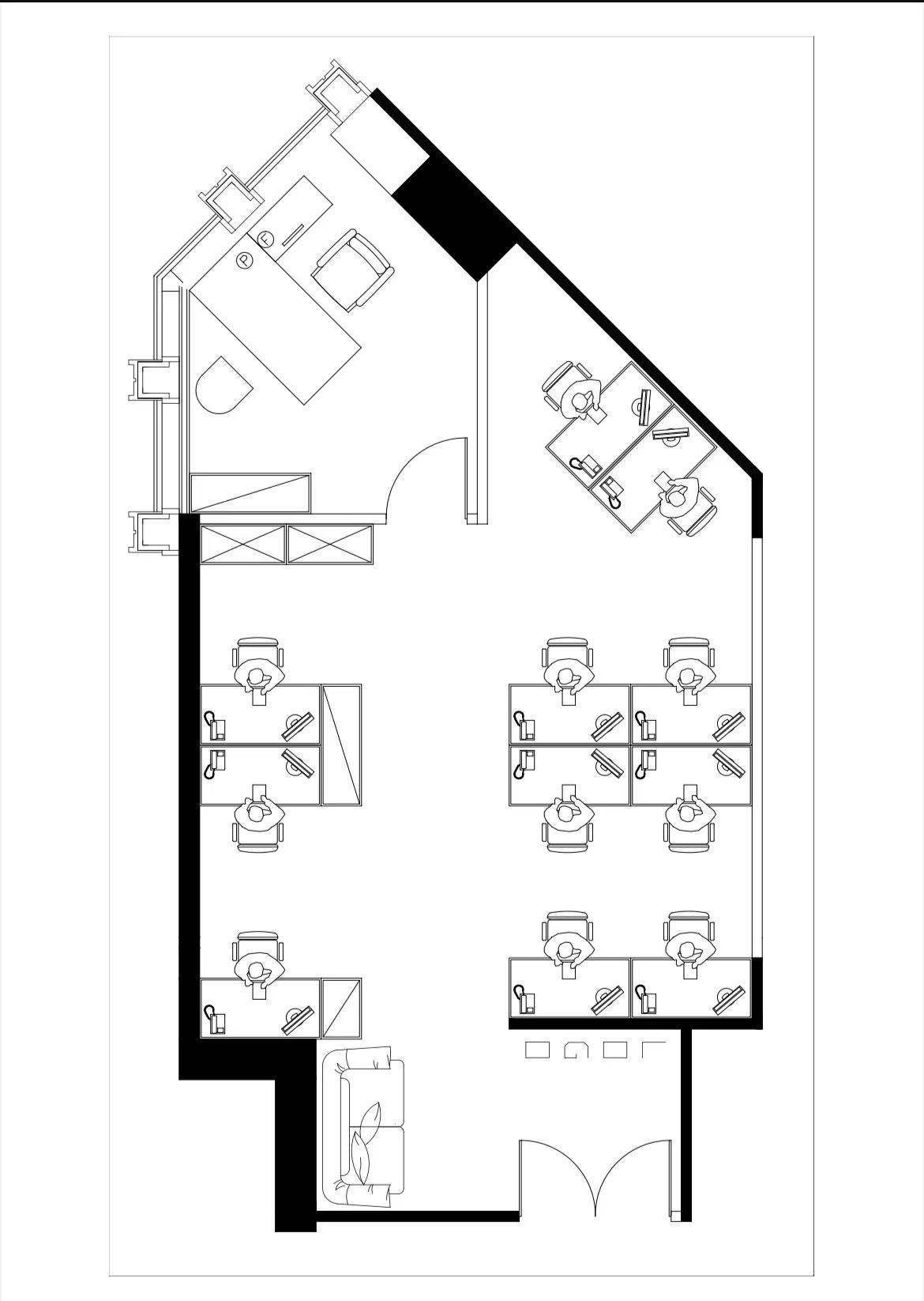 徐家汇中金国际广场138平米写字楼出租