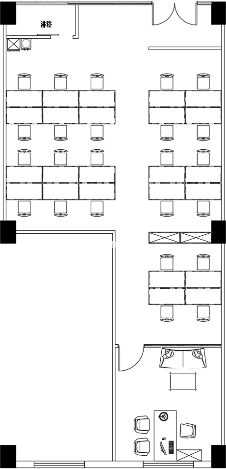 龙柏金虹桥广场183平米写字楼出租