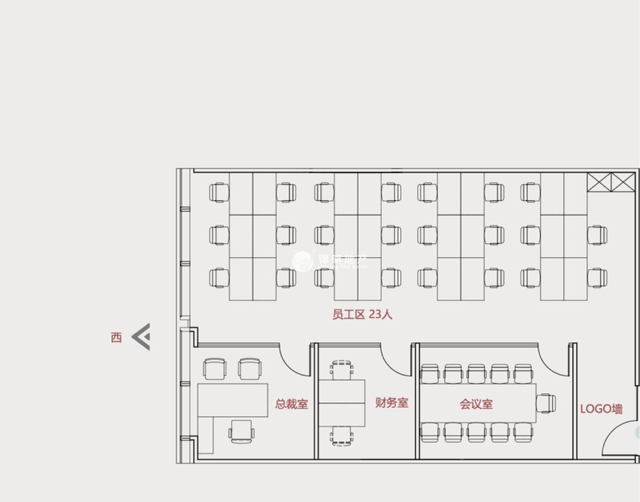 东外滩山金保利金融广场210平米写字楼出租