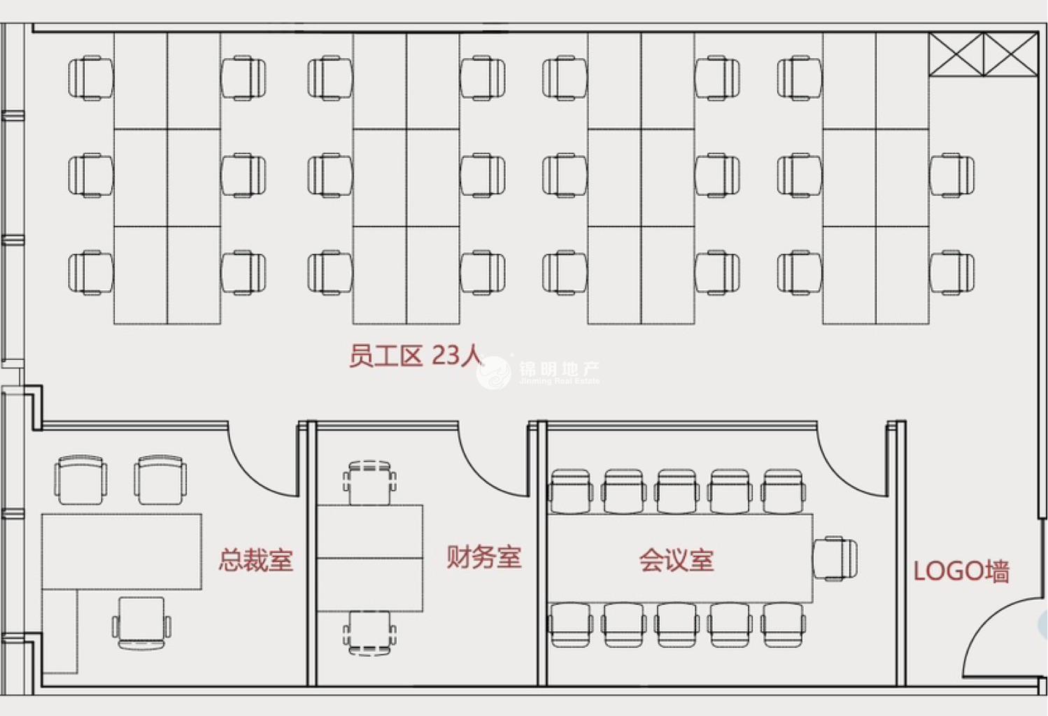 东外滩山金保利金融广场194平米写字楼出租