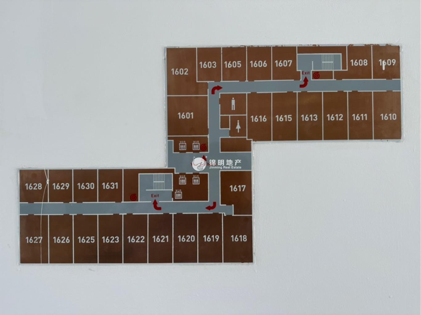 四川北路海泰时代大厦54平米写字楼出租