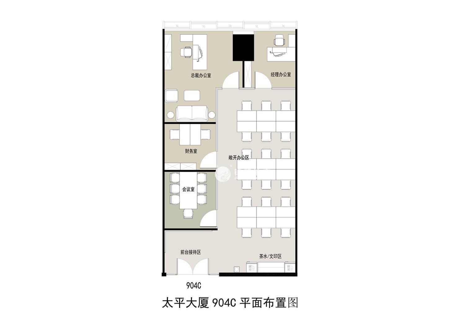 陆家嘴太平金融大厦255平米写字楼出租