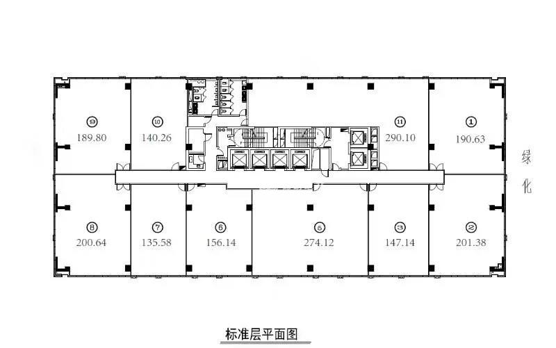 华东理工宏汇莲花广场419平米写字楼出租