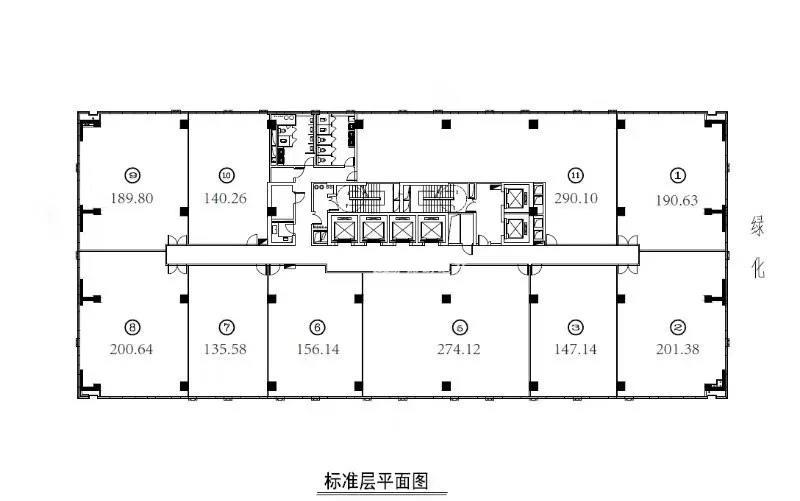 华东理工宏汇莲花广场347平米写字楼出租