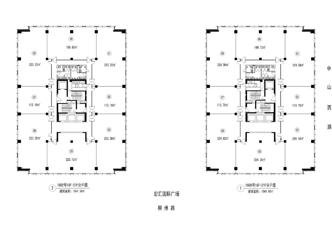 田林宏汇国际大厦338平米写字楼出租