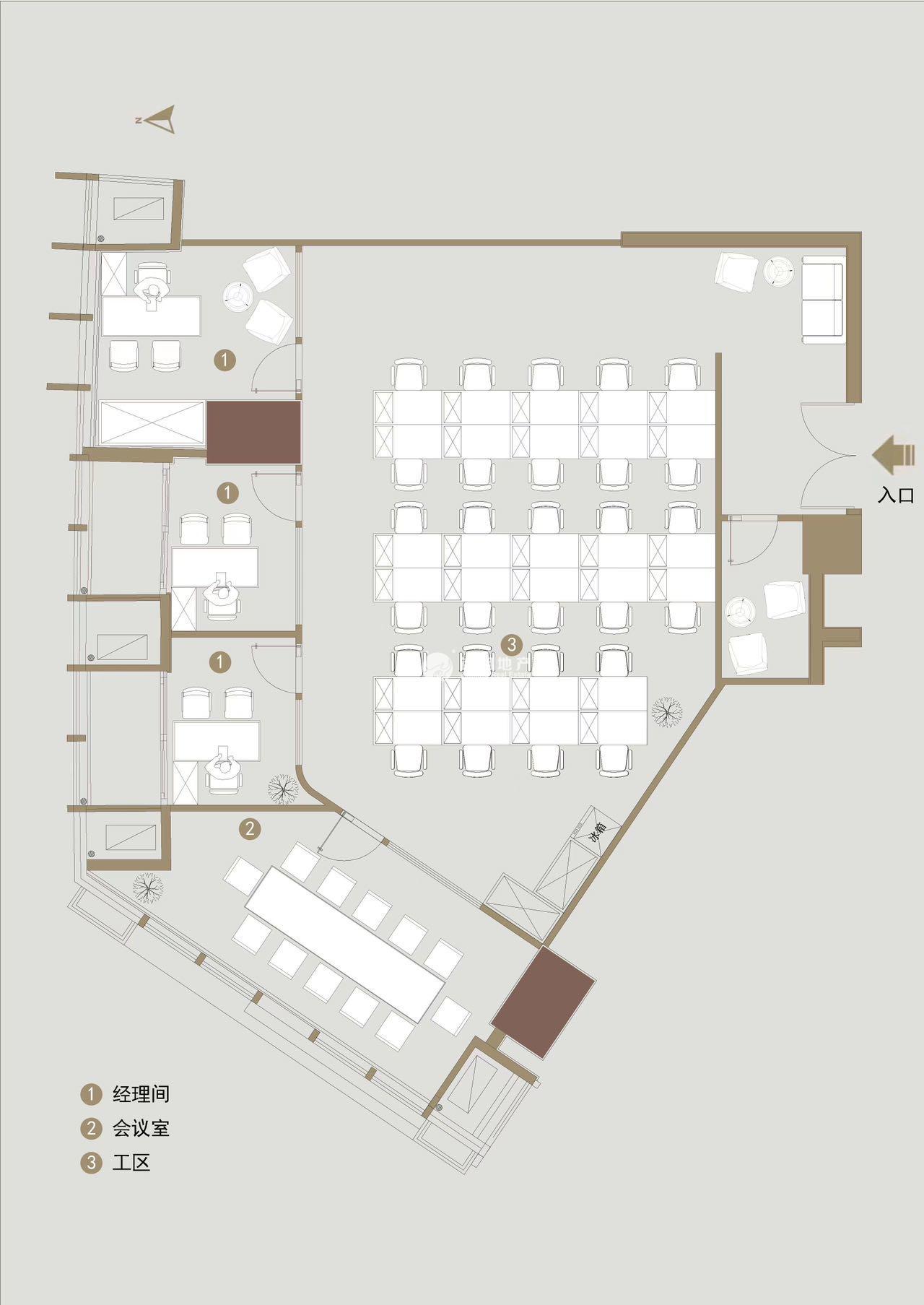 真如绿地缤纷城2期-2号楼315平米写字楼出租