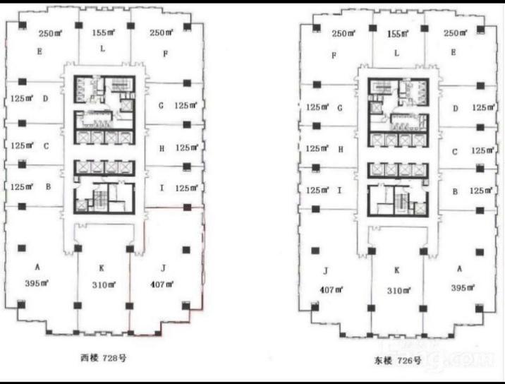 镇宁路华敏翰尊国际大厦408平米写字楼出租