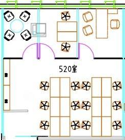 五角场君庭广场358平米写字楼出租