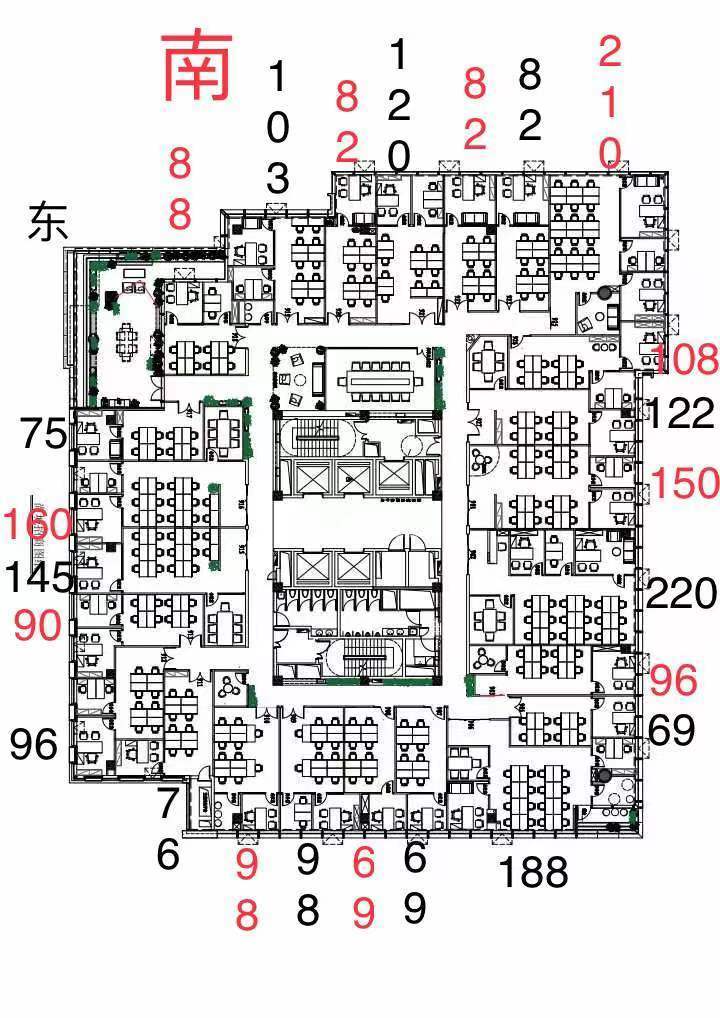 田林越界锦和尚城108平米写字楼出租