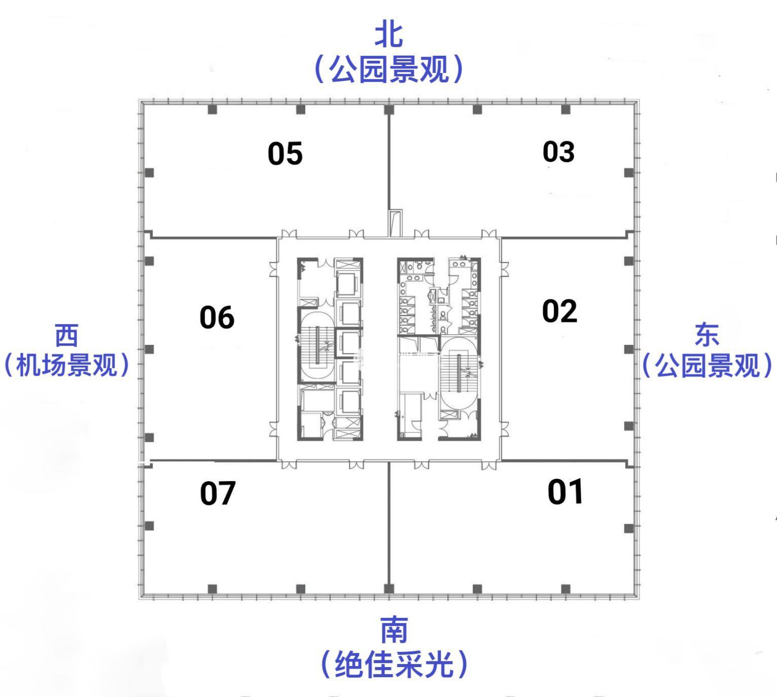 西郊东虹桥中心423平米写字楼出租