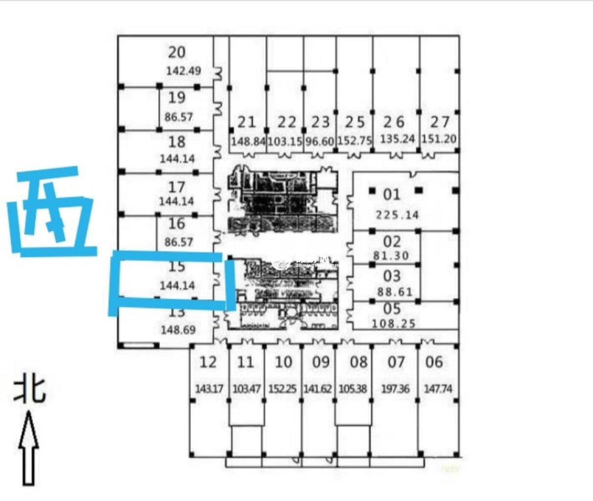 江宁路静安创展中心86平米写字楼出租