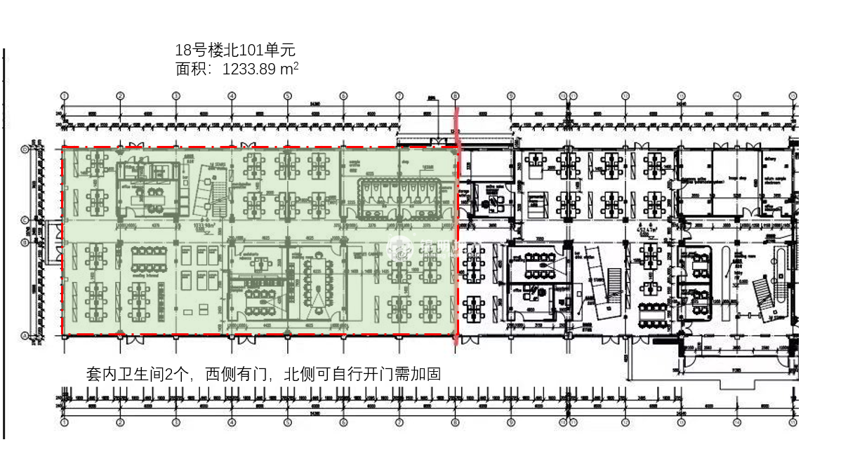 田林 越界田林坊1234平米写字楼出租