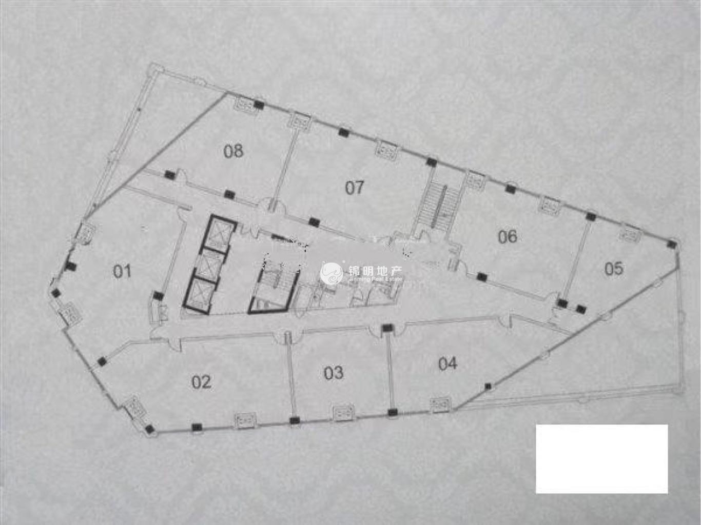 四川北路精武大厦110平米写字楼出租