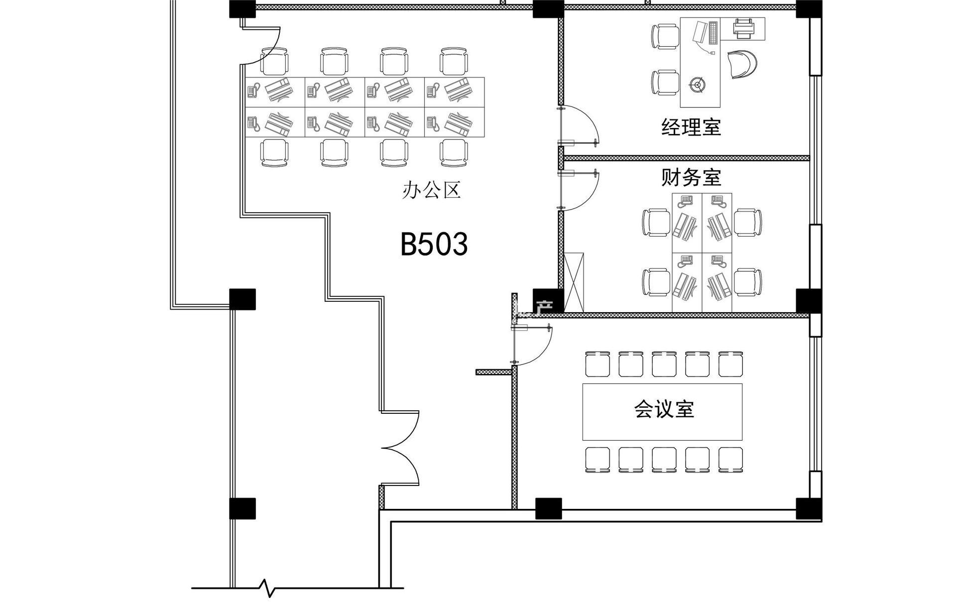 安化易园165平米写字楼出租