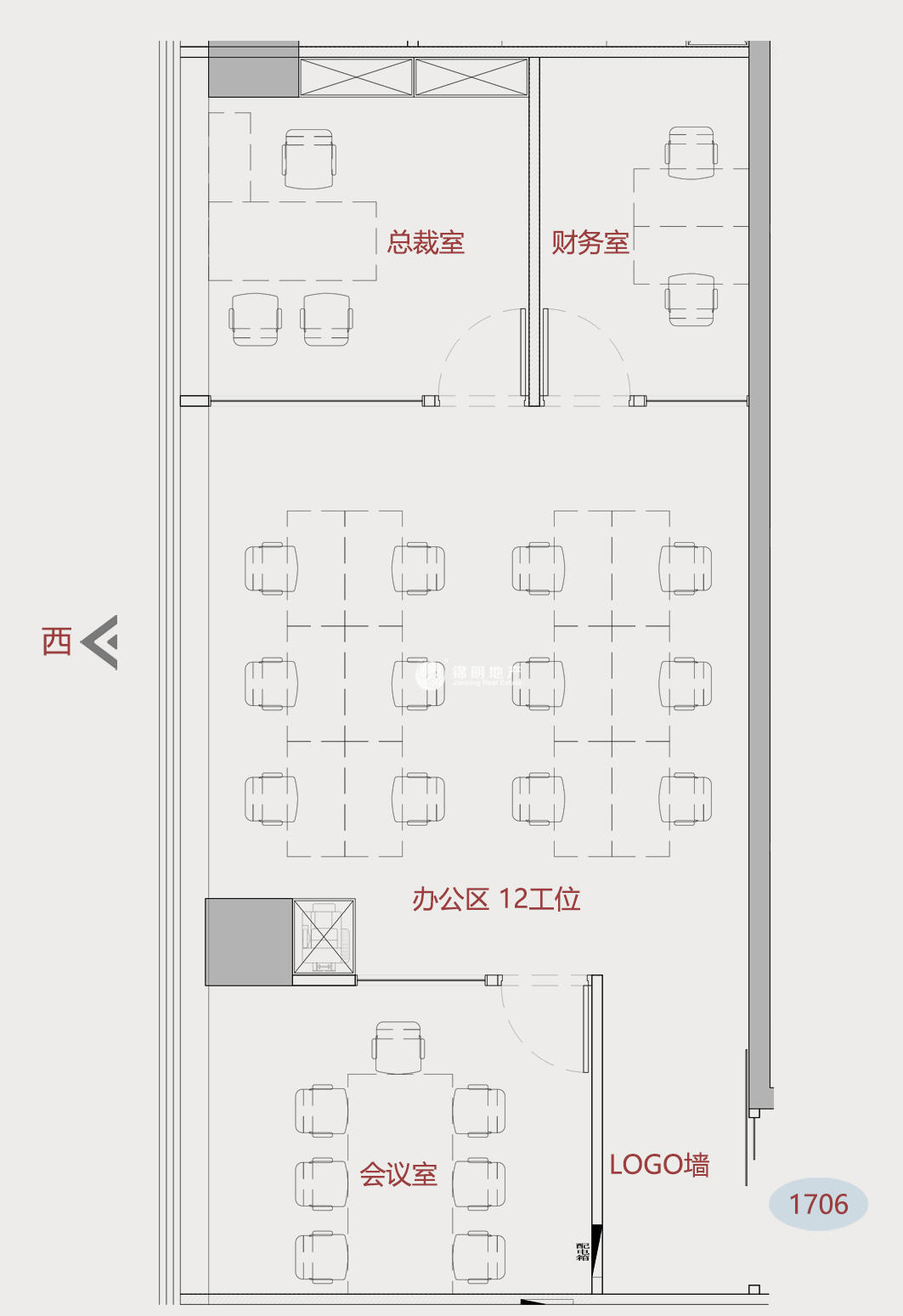 曹杨汇融大厦152平米写字楼出租