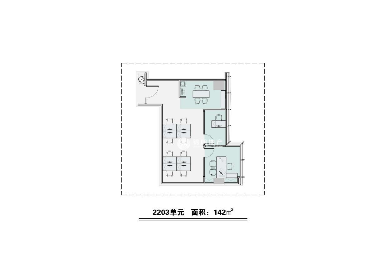 静安寺SOHO东海广场142平米写字楼出租