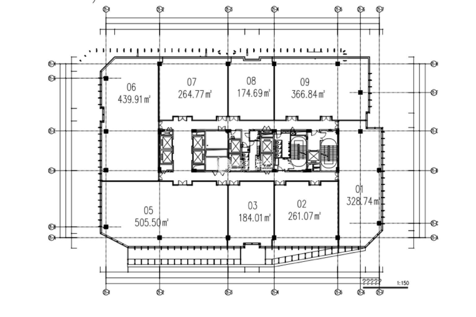 万体馆航天大厦128平米写字楼出租