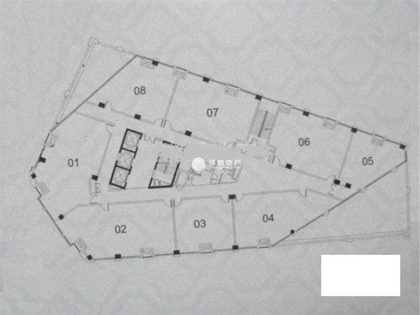 四川北路海伦国际大厦106平米写字楼出租