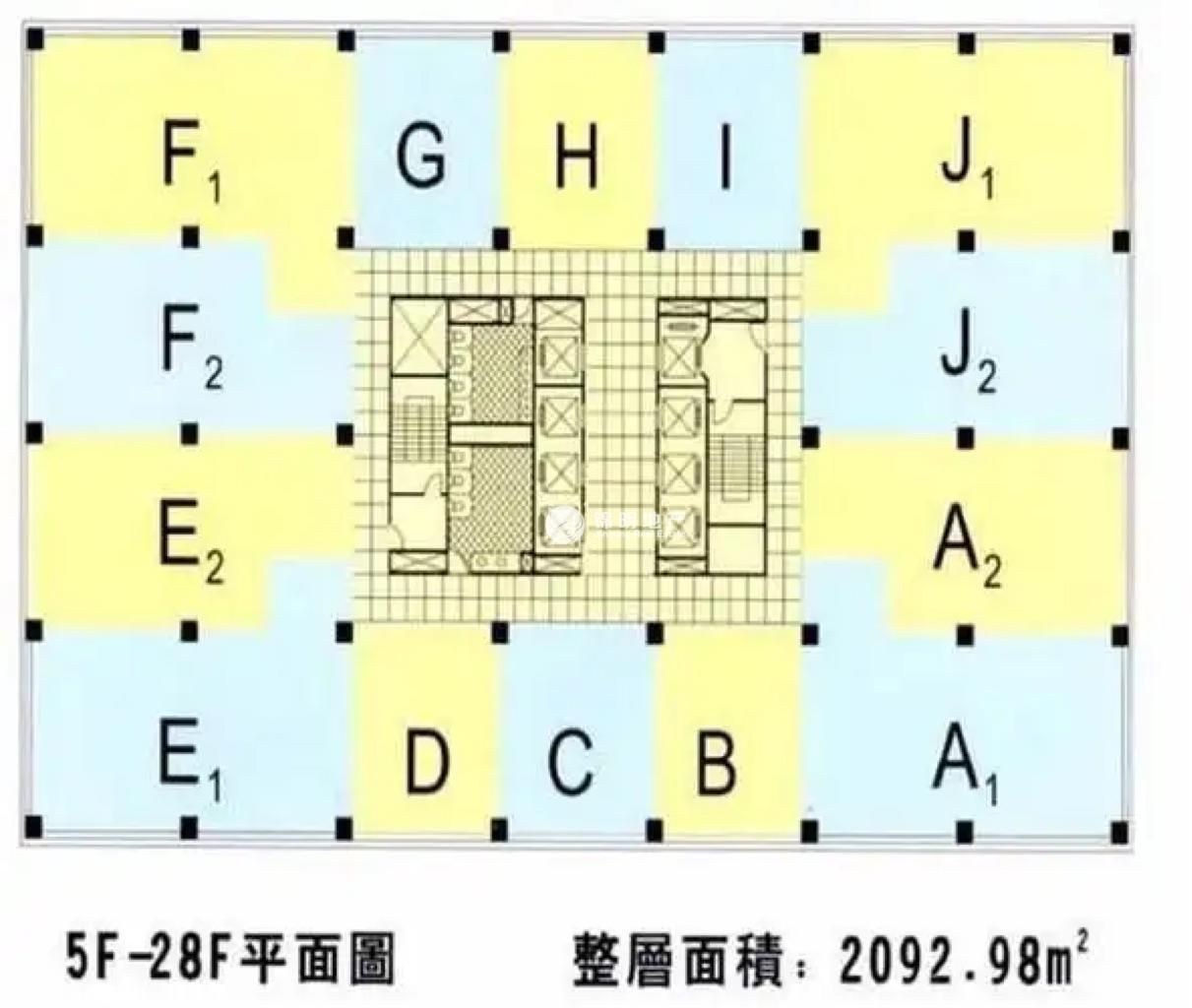 徐家汇兆丰环球大厦97平米写字楼出租