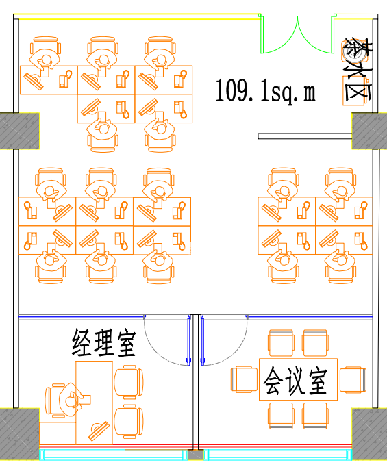 真如高尚领域110平米写字楼出租