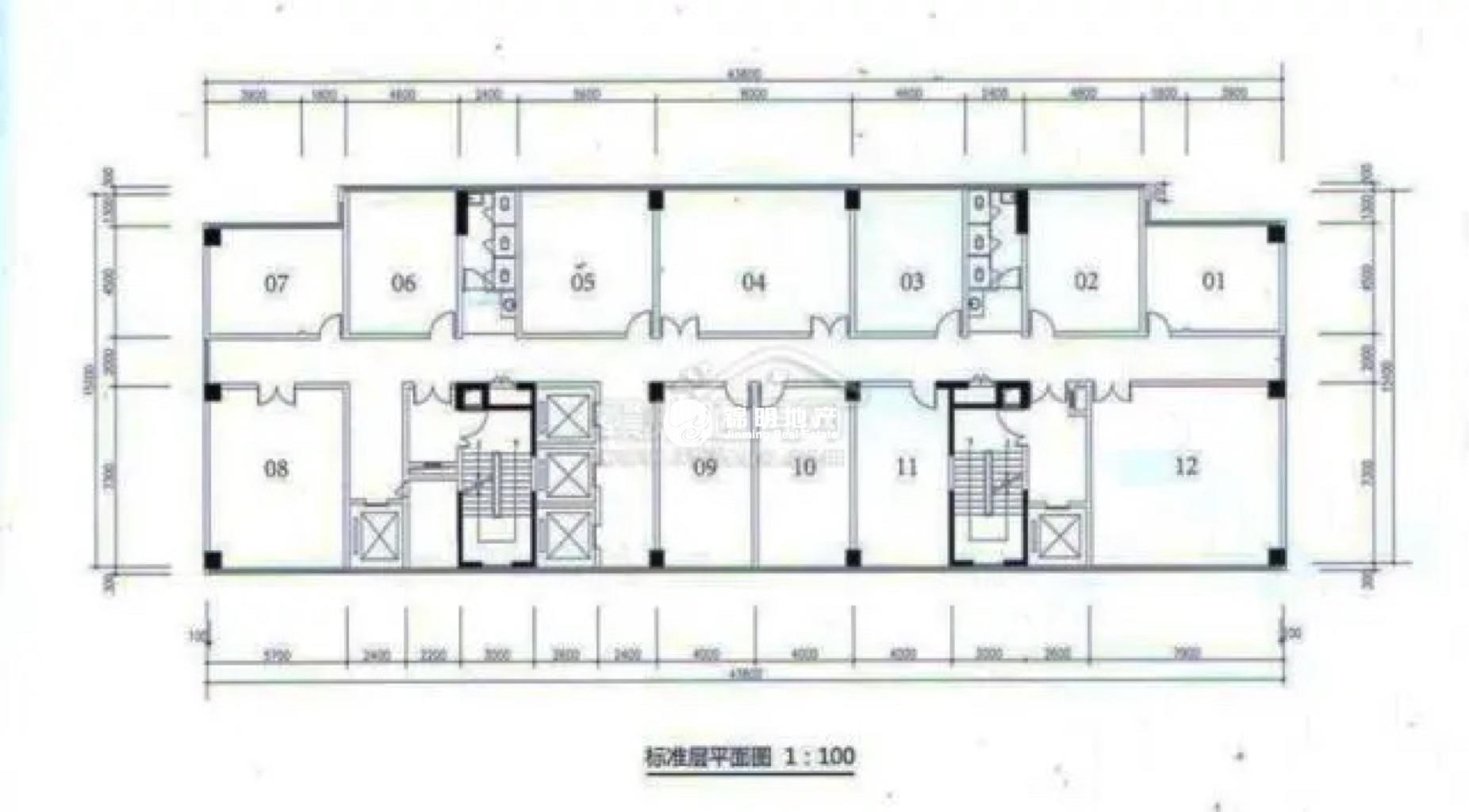 上海南站泰成商务楼136平米写字楼出租