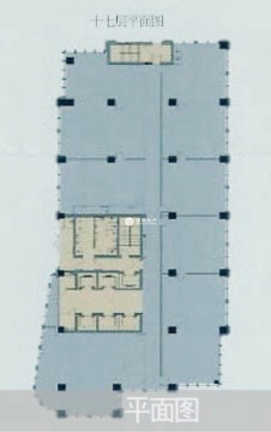 南京西路晶采世纪大厦189平米写字楼出租